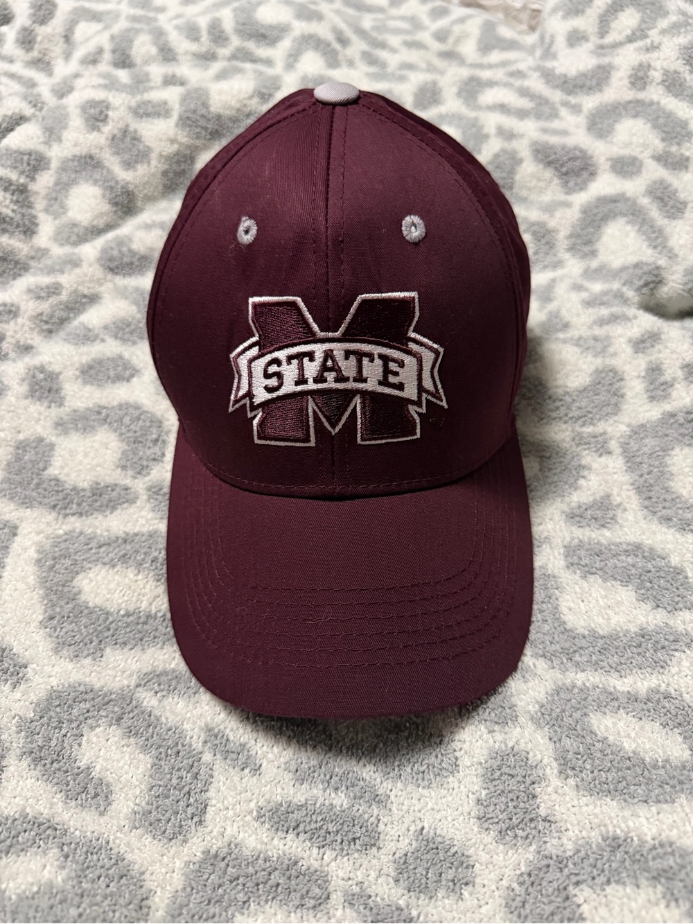 Collegiate Mississippi State Bulldogs Maroon Adjustable Strapback Hat